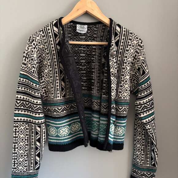 Gorgeous Laura Ashley Fair Isle Knit Cardigan - Picture 12 of 14